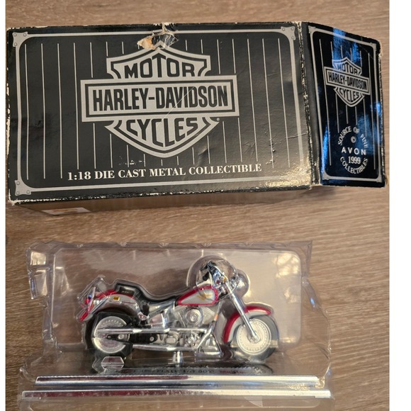 Harley-Davidson Other - 1999 Harley Davidson Fat Boy‎ FLSTF 118 Die Cast Metal Collectible Motorcycle